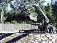 Besuch beim PiB3 Melk, Pionierbrücke