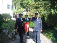 Kranzniederlegung in Artstetten